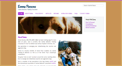Desktop Screenshot of emmaparsons.com